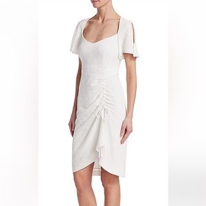 Nanette Lepore White Ruched Dress